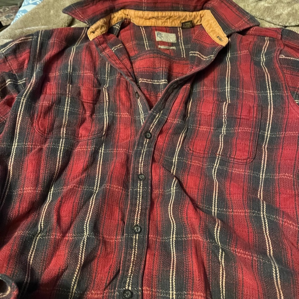 unisex Red Plaid Shirt